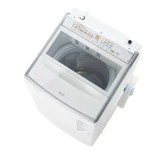 AQUA 全自動洗濯機 ホワイト AQW-VP12A(W) ［洗濯12.0kg／簡易乾燥（送風機能）／上開き］