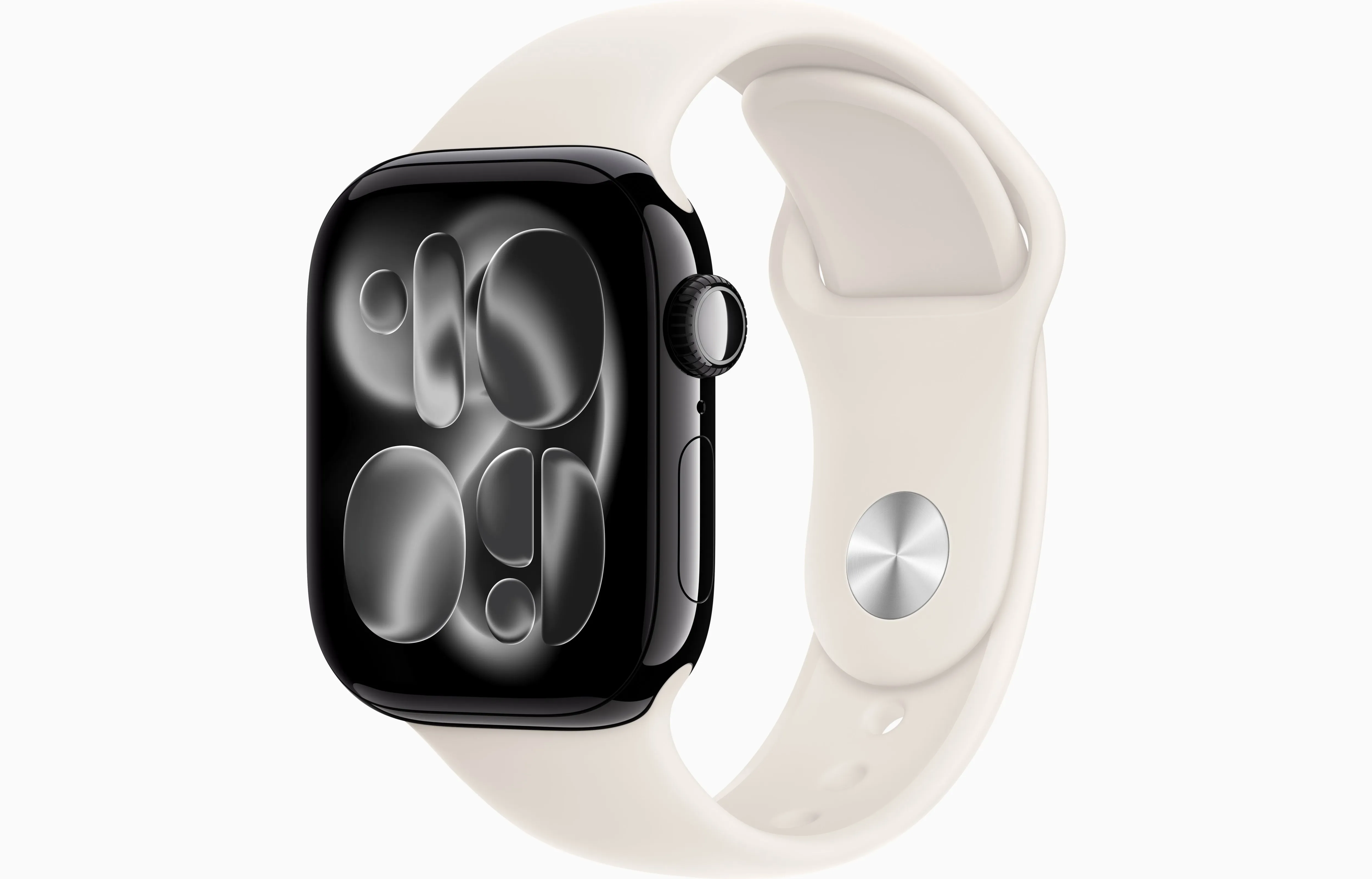 Apple watch 11 アルミニウム/ジェットブラック/42mm/GPS/スポーツバンド