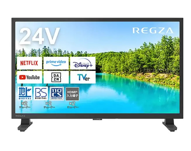 REGZA(レグザ) 24V35N [24V型 /Bluetooth対応 /ハイビジョン /YouTube対応]