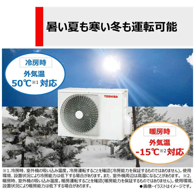 東芝　TOSHIBA エアコン 大清快 スタンダードモデル N-Xシリーズ おもに6畳用 RAS-N221X-W