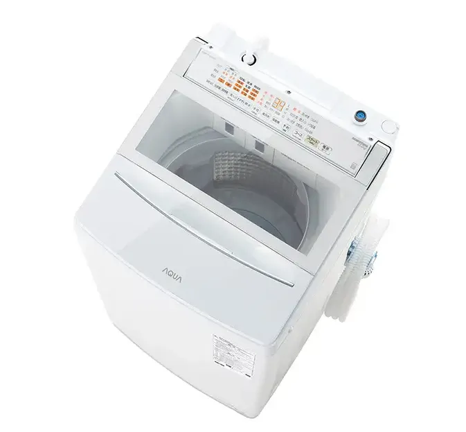 AQUA 全自動洗濯機 ホワイト AQW-VP10A(W) ［洗濯10.0kg／簡易乾燥（送風機能）／上開き］