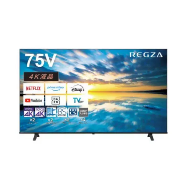 レグザ 75E350M 75V型 4K液晶テレビ Bluetooth・YouTube対応