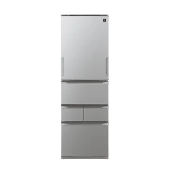 シャープ SJ-XW46P-S 冷蔵庫 455L 左右付替 5ドア 幅60cm
