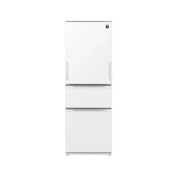 シャープ SJ-PW37P-W 冷蔵庫 374L 左右付替 3ドア 幅60cm